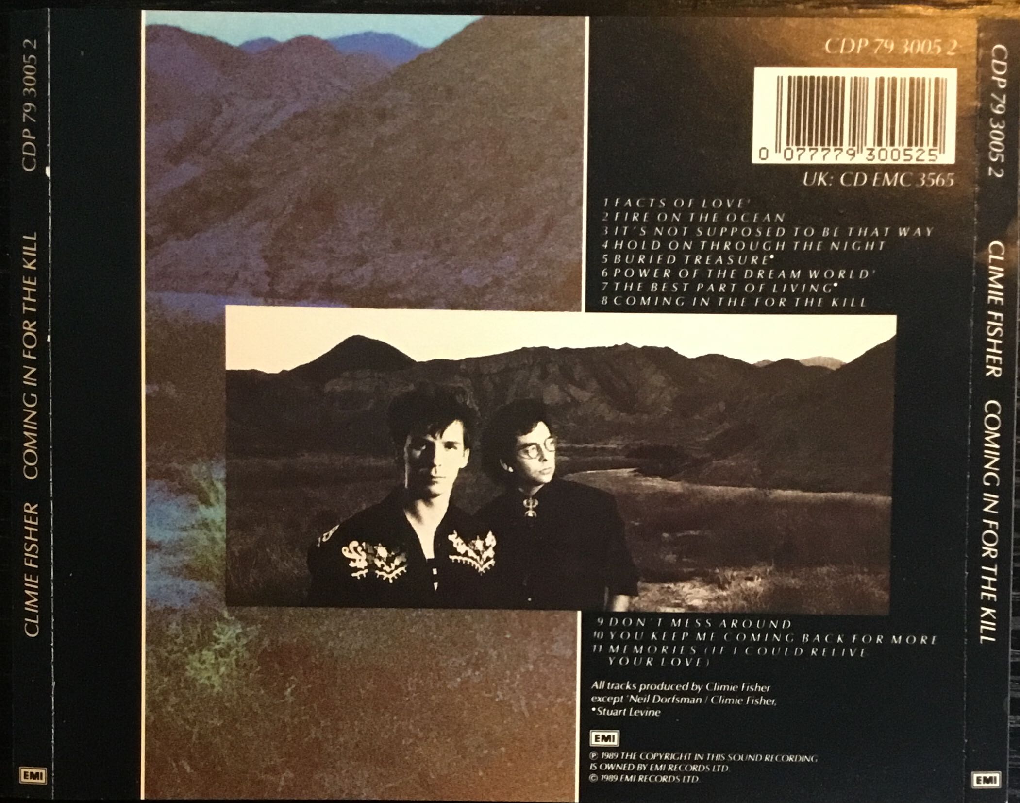Coming In For The Kill - Climie Fisher (CD - 47) music collectible [Barcode 077779300525] - Main Image 3