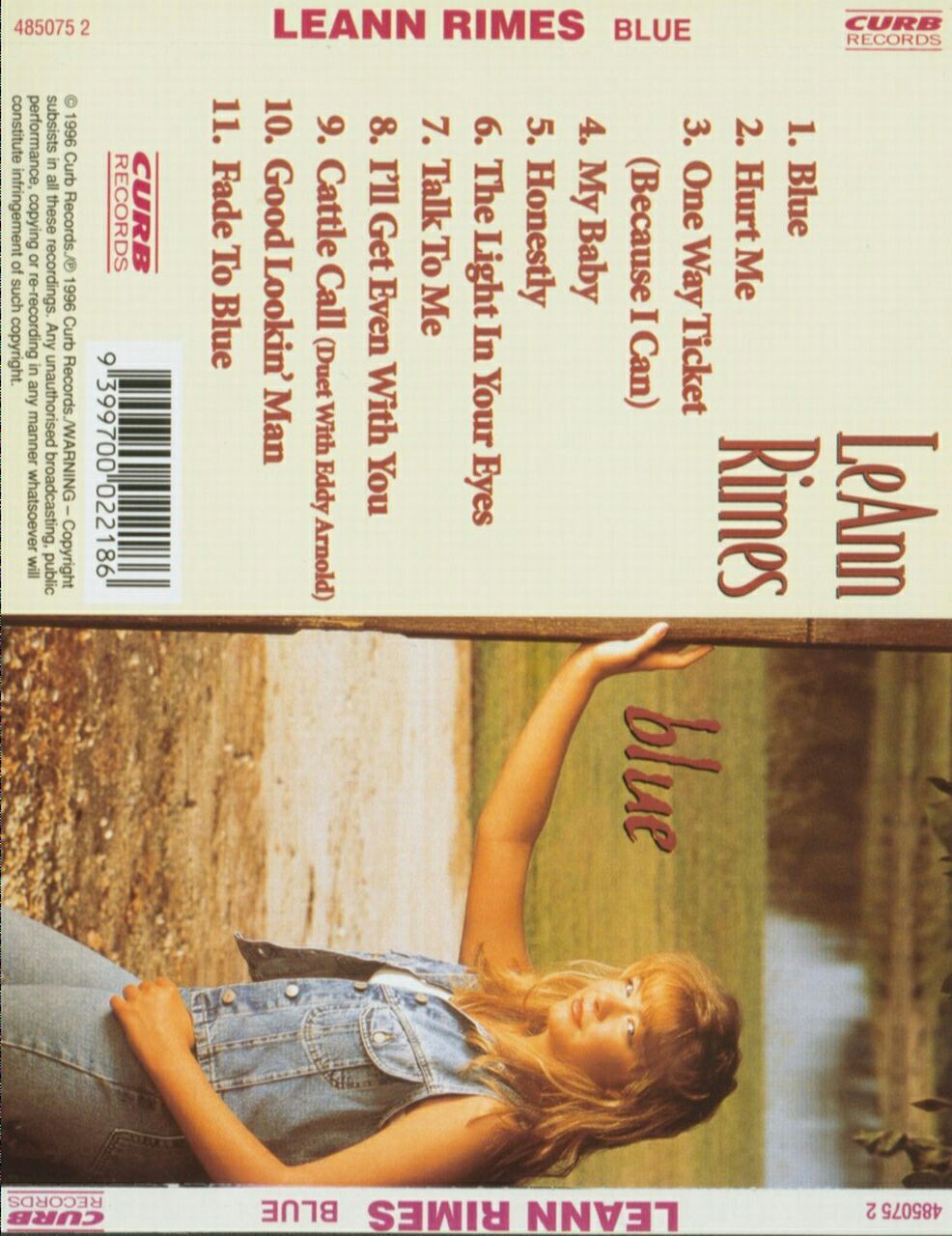 Blue - LeAnn Rimes (CD) music collectible [Barcode 9399700022186] - Main Image 2