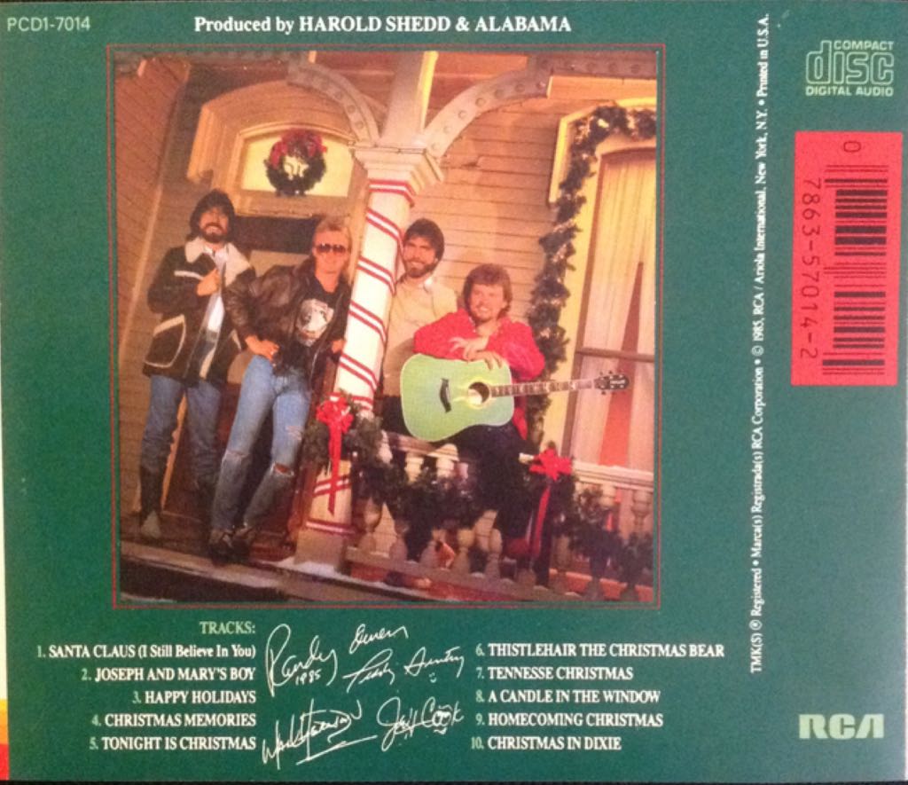 Alabama Christmas - Alabama (12”) music collectible - Main Image 2
