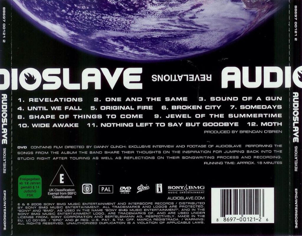 Revelations - Audioslave (CD - 48) music collectible [Barcode 827969772829] - Main Image 2