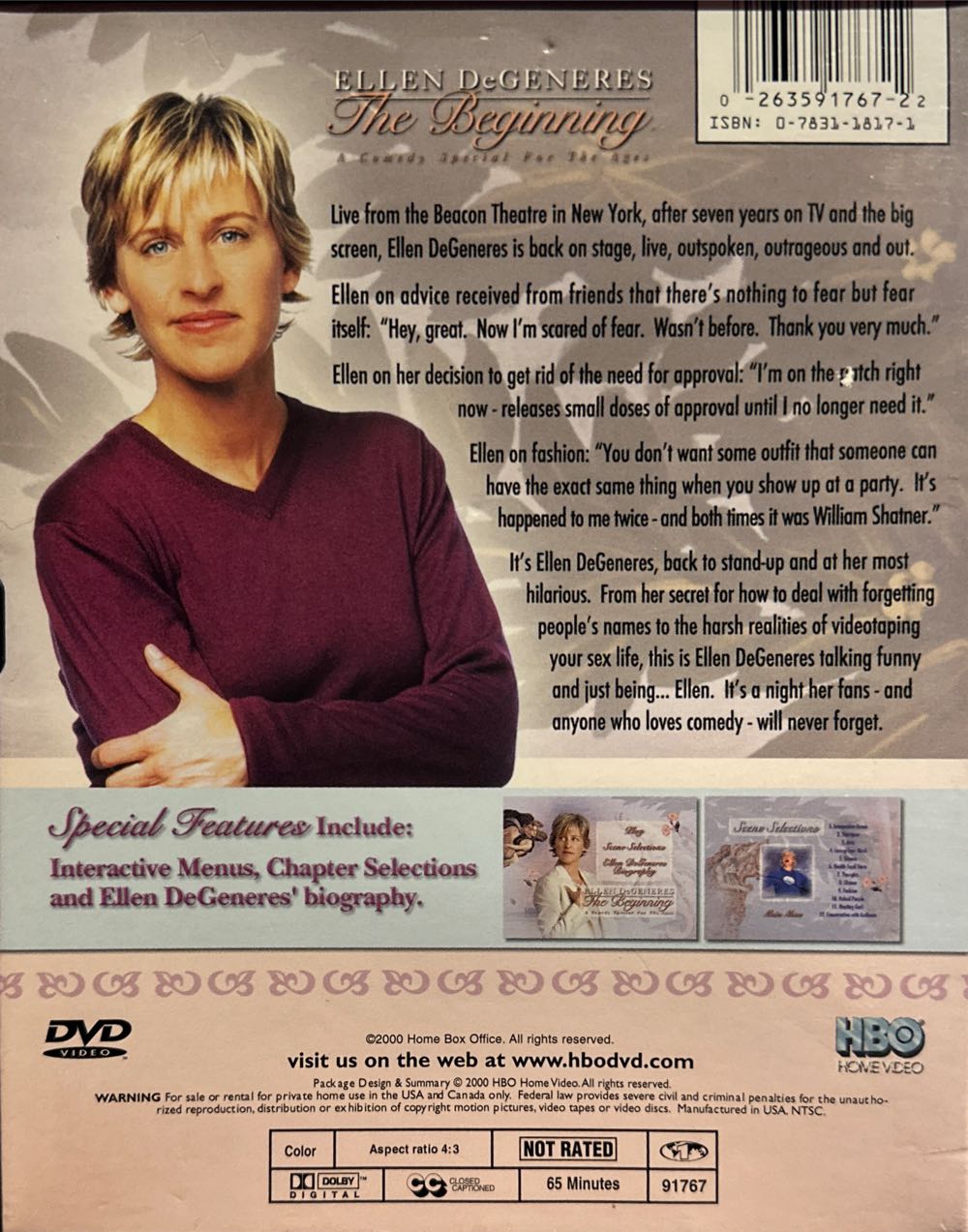 Taste This - DeGeneres, Ellen (CD) music collectible [Barcode 075679272423] - Main Image 2