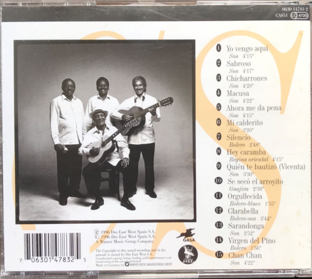 Yo Vengo Aqui - Compay Segundo (CD) music collectible - Main Image 2