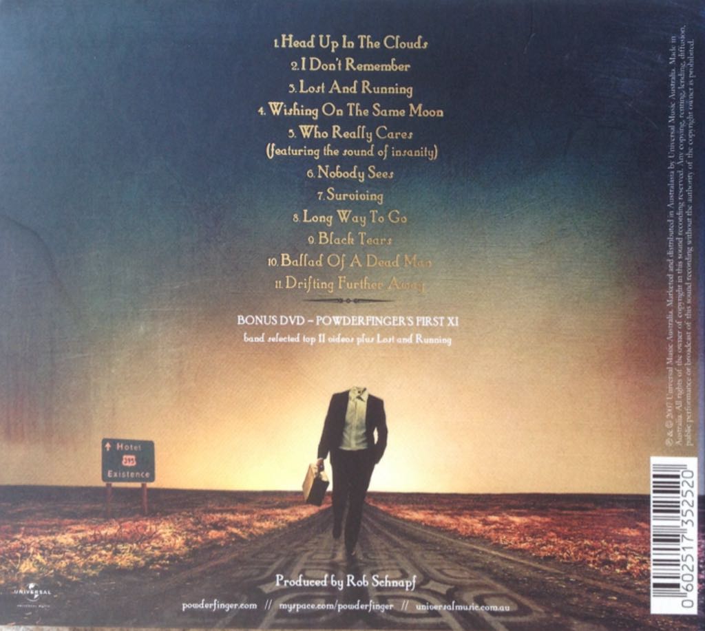 Dream Days at the Hotel Existence (Special Edition) - Powderfinger (CD/DVD - 44) music collectible [Barcode 602517352520] - Main Image 2