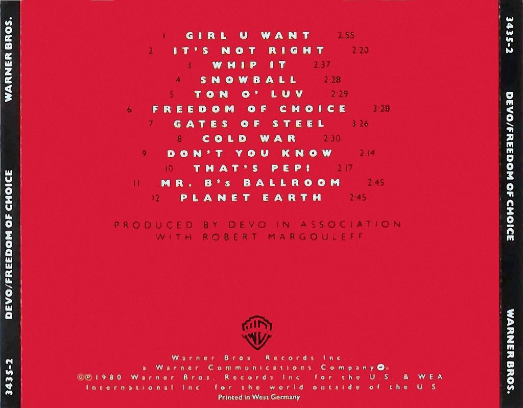 Freedom of Choice - Devo (MP3 - 2:40) music collectible - Main Image 2