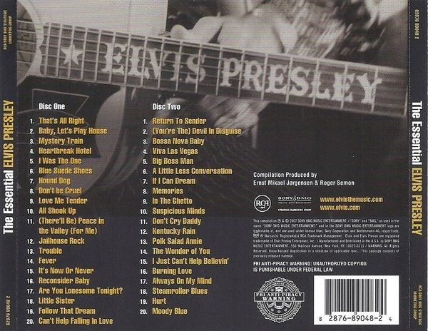 Essential ELVIS PRESLEY, The - Elvis Presley (CD) music collectible [Barcode 886971315929] - Main Image 2
