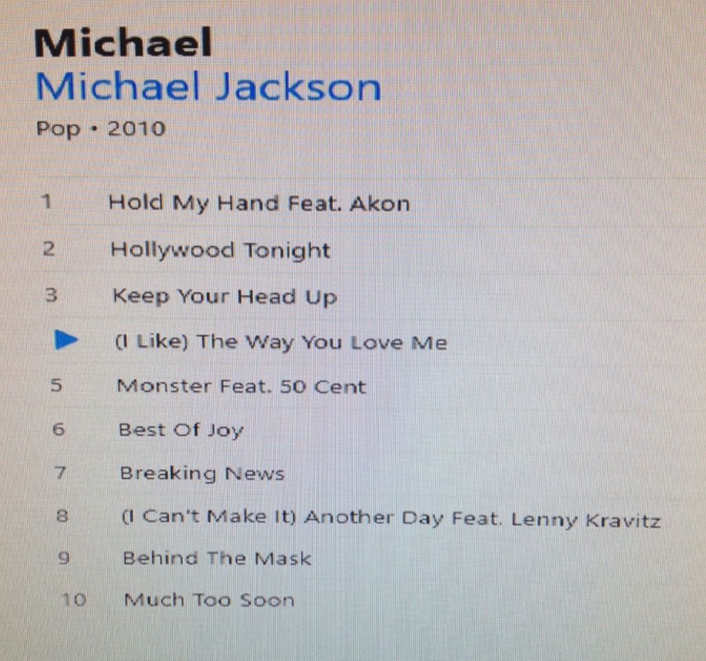 MICHAEL - Michael Jackson (MP3 - 42) music collectible - Main Image 2