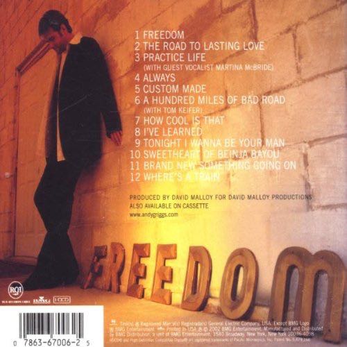 Freedom - Andy Griggs (CD) music collectible - Main Image 2