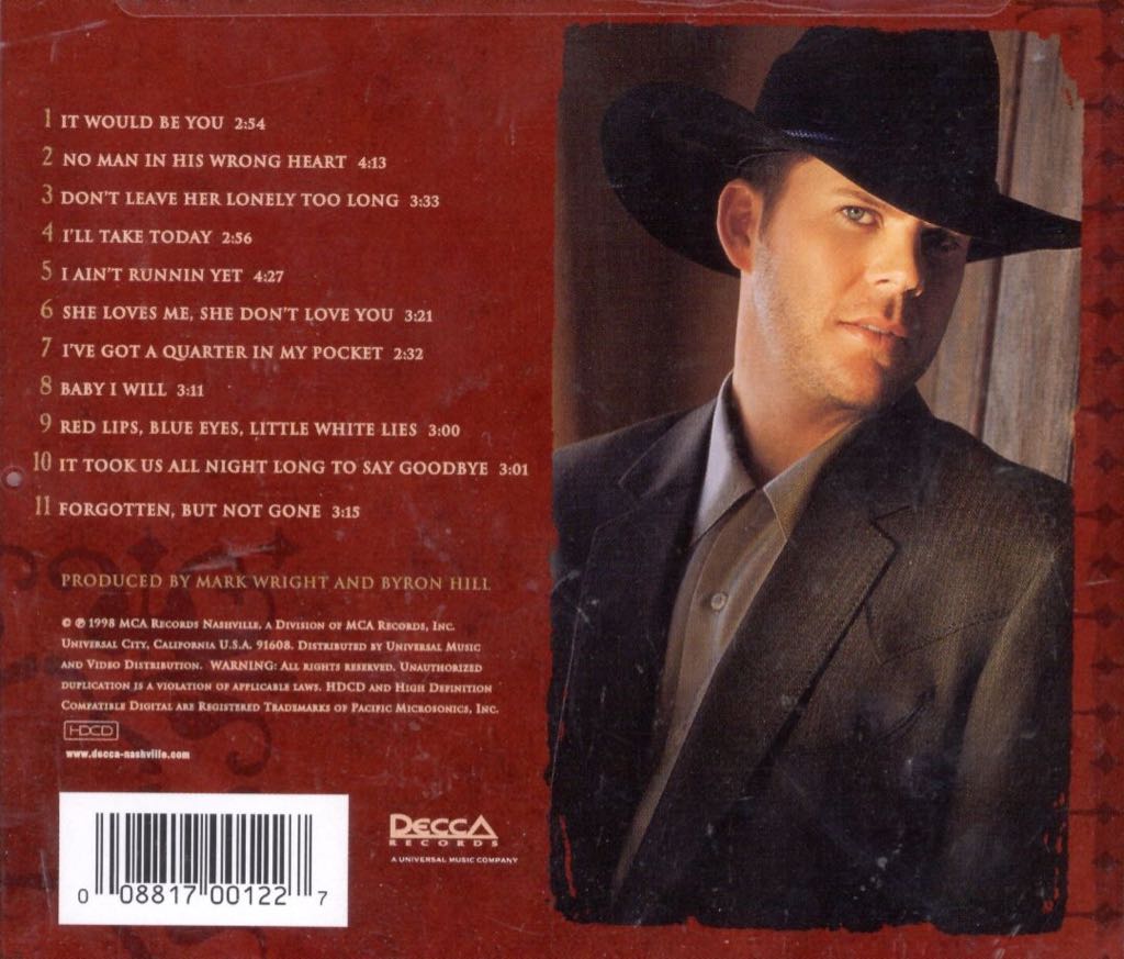 It Would Be You - Allen, Gary (CD) music collectible [Barcode 008817001227] - Main Image 2