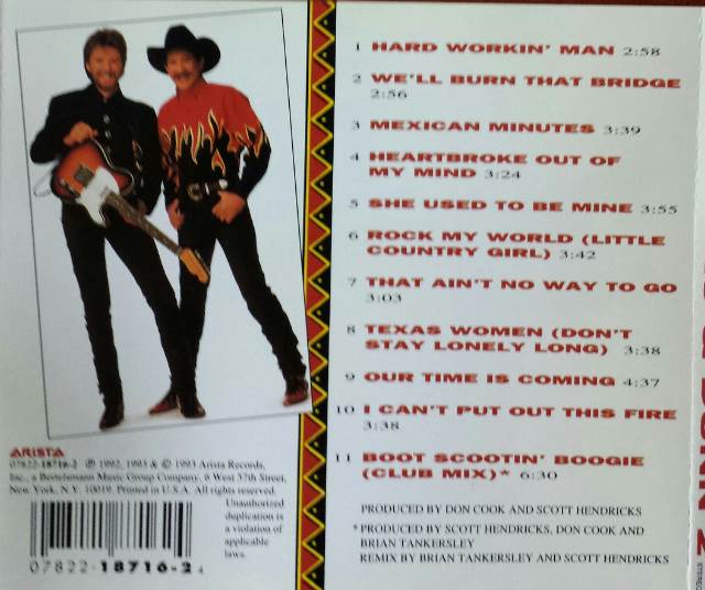 Hard Workin’ Man - Brooks & Dunn (Cassette - 43) music collectible [Barcode 072221871684] - Main Image 2
