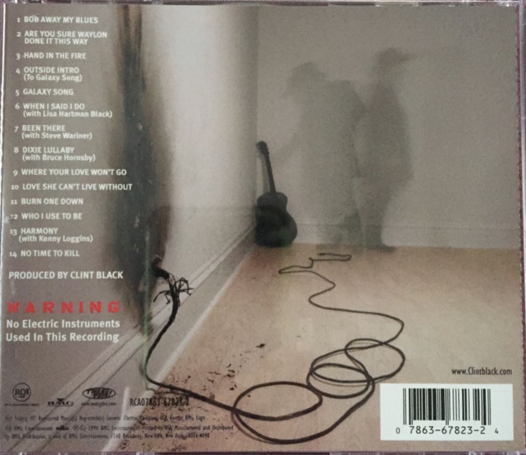 D’lectrified - Clint Black (CD - 54) music collectible [Barcode 078636782324] - Main Image 2