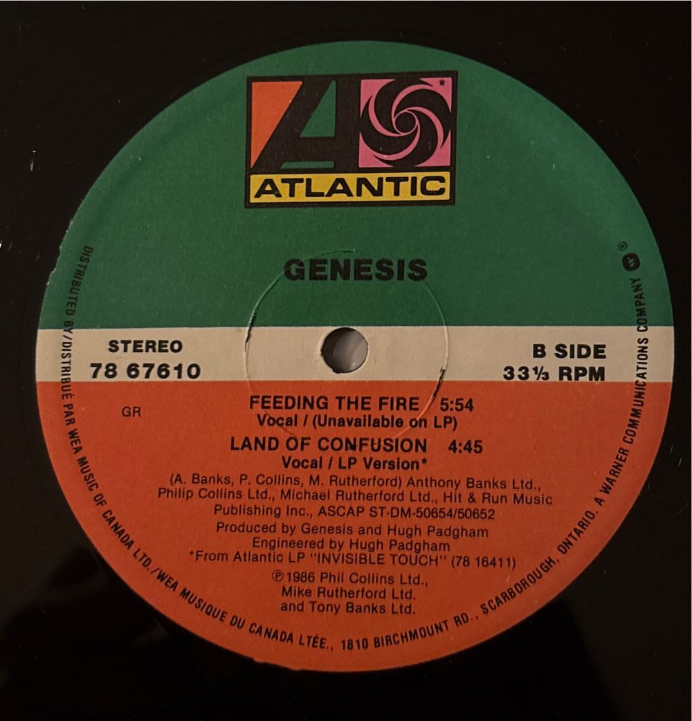 Land Of Confusion - Genesis (12”) music collectible [Barcode 5012980091867] - Main Image 4