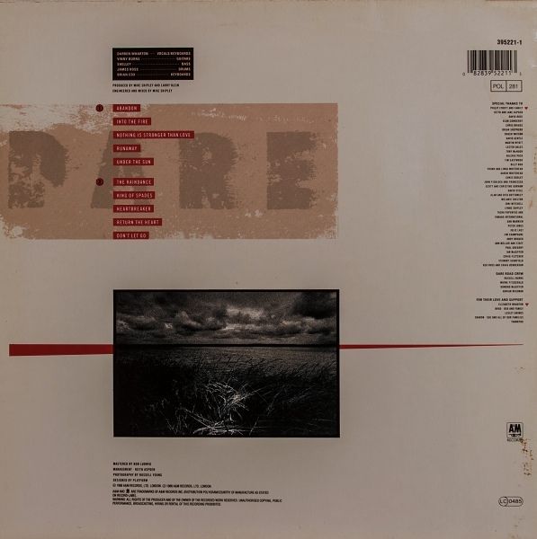 Out Of The Silence - Dare (12”) music collectible [Barcode 082839522113] - Main Image 2