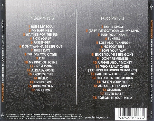 Fingerprints & Footprints: The Ultimate Collection - Powderfinger (CD - 140) music collectible [Barcode 602527873664] - Main Image 2