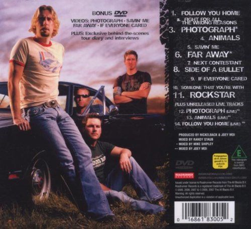 All The Right Reasons - Nickelback (CD - 4133) music collectible [Barcode 016861808822] - Main Image 2