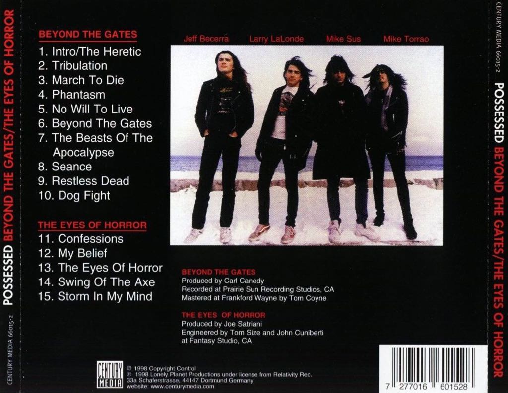Beyond The Gates / The Eyes Of Horror - Possessed (CD) music collectible [Barcode 5051099620681] - Main Image 2