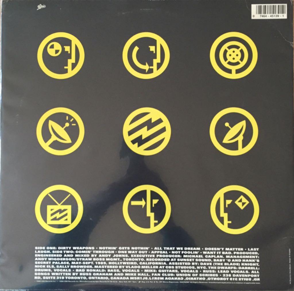 Dirty Weapons - Killer Dwarfs (CD) music collectible [Barcode 074644513912] - Main Image 2