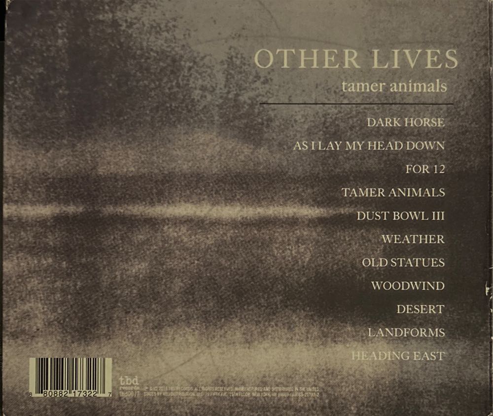 Tamer Animals - Other Lives music collectible [Barcode 880882173227] - Main Image 2
