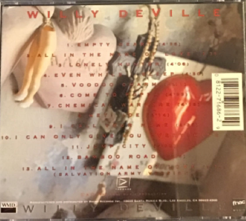 Backstreets Of Desire - Willy Deville (CD) music collectible [Barcode 081227168629] - Main Image 2