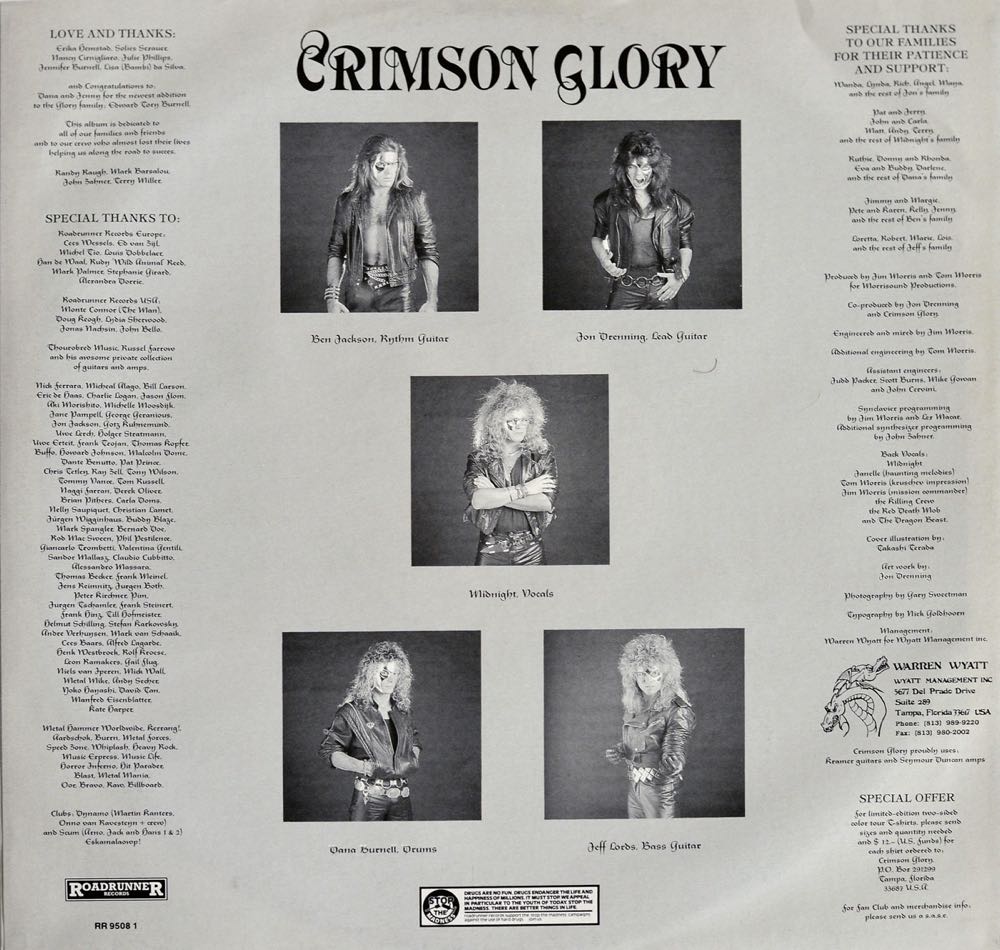 Transcendence - Crimson Glory (CD) music collectible [Barcode 076732635025] - Main Image 4