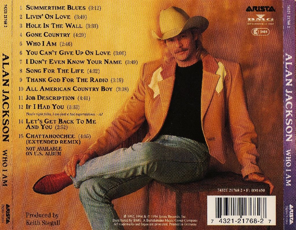 Who I Am - Alan Jackson (CD) music collectible - Main Image 2