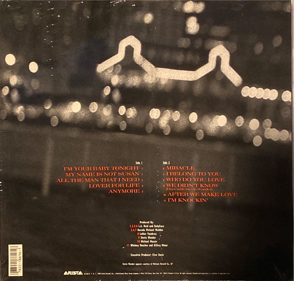 I’m Your Baby Tonight - Whitney Houston (12”) music collectible - Main Image 2