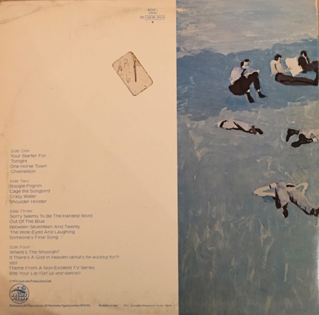 Blue Moves - John Elton (12”) music collectible - Main Image 2