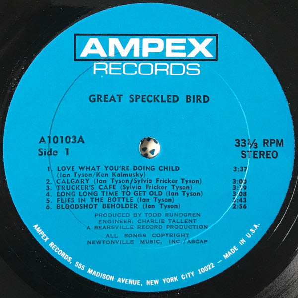 Great Speckled Bird - Great Speckled Bird (12”) music collectible [Barcode 772532120029] - Main Image 3