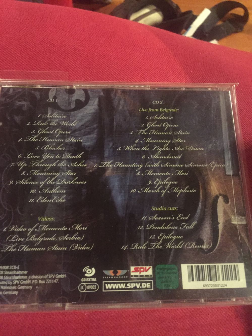 Ghost Opera: The Second Coming - Kamelot (CD) music collectible [Barcode 693723031224] - Main Image 2