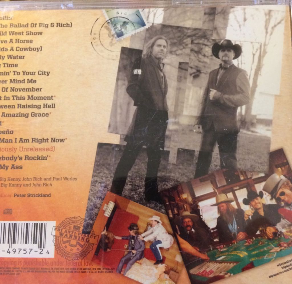 Greatest Hits - Big & Rich (CD) music collectible [Barcode 093624975724] - Main Image 2