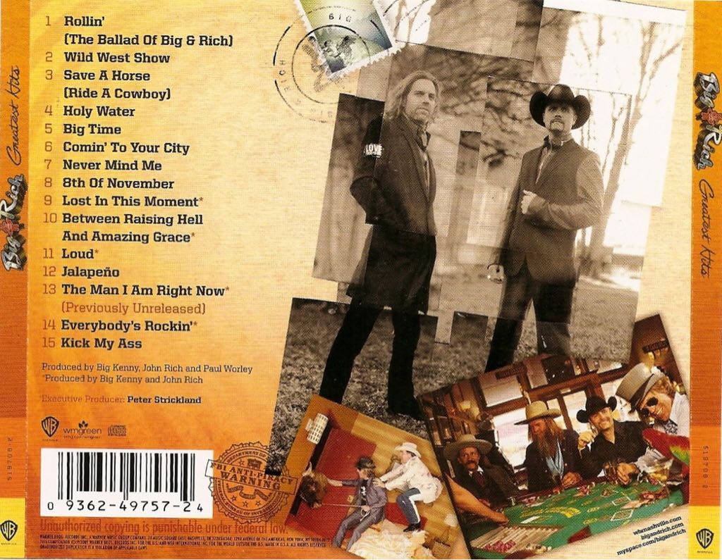 Greatest Hits - Big & Rich (CD) music collectible - Main Image 2