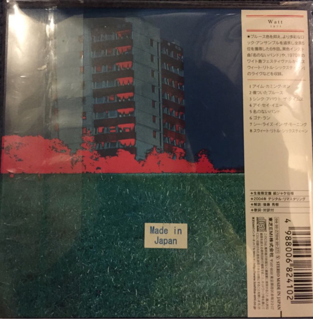 Watt - Ten Years After (CD) music collectible [Barcode 5099920815622] - Main Image 2