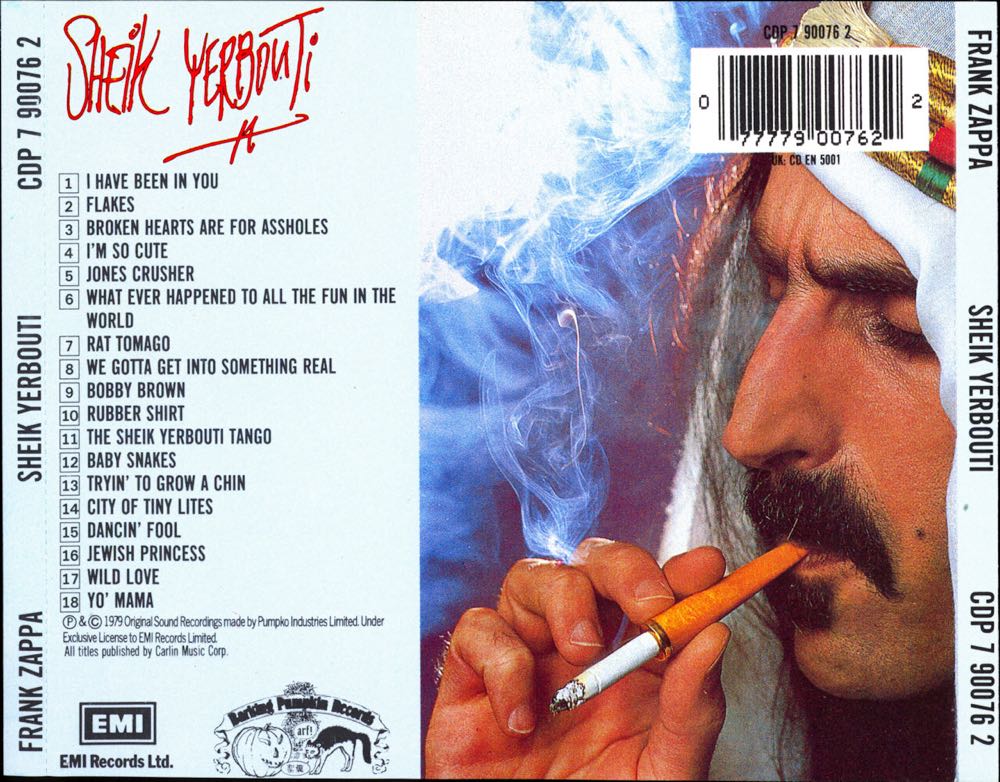 Sheik Yerbouti - Zappa, Frank (12” - 70) music collectible [Barcode 824302385913] - Main Image 4