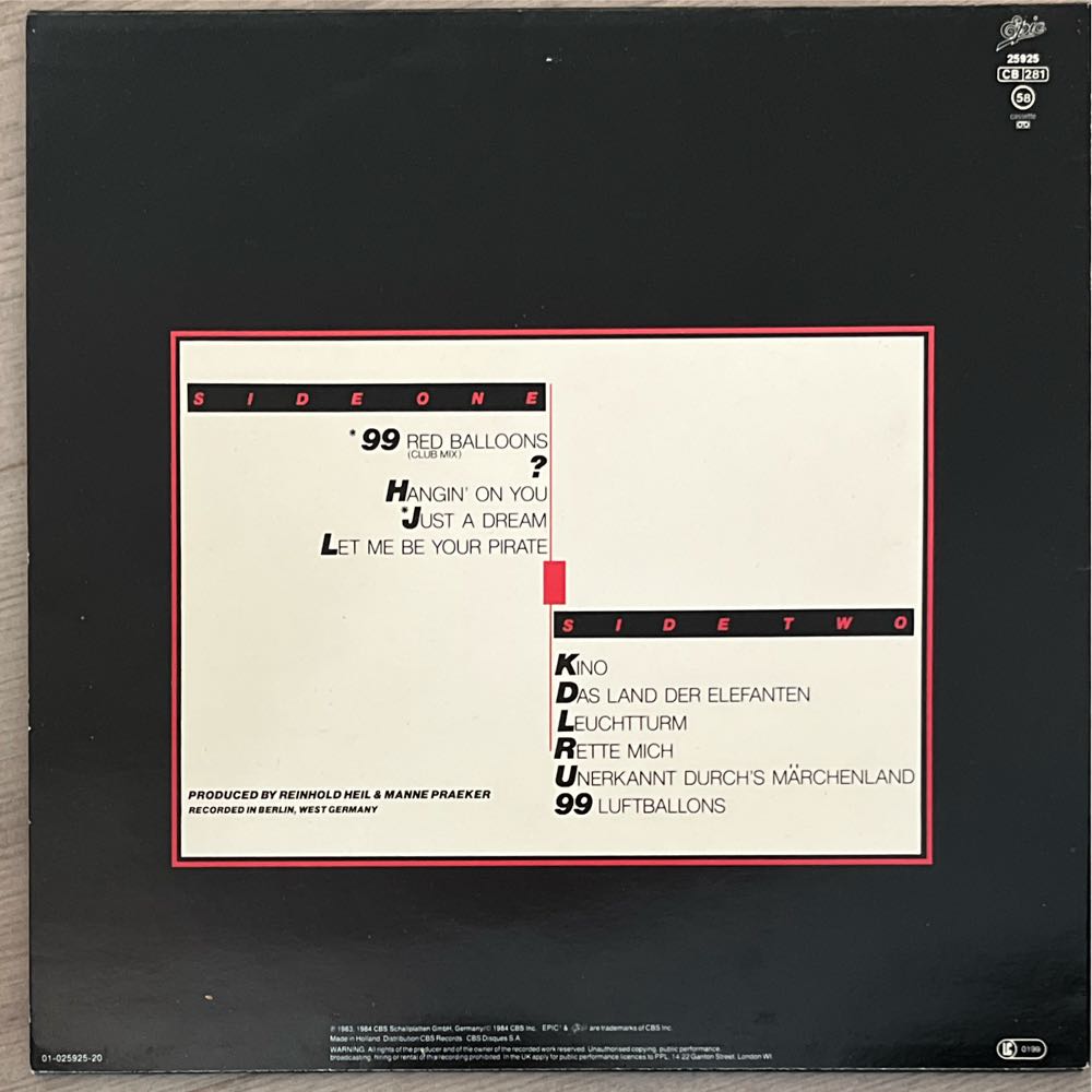 Nena - Nena (12”) music collectible - Main Image 2