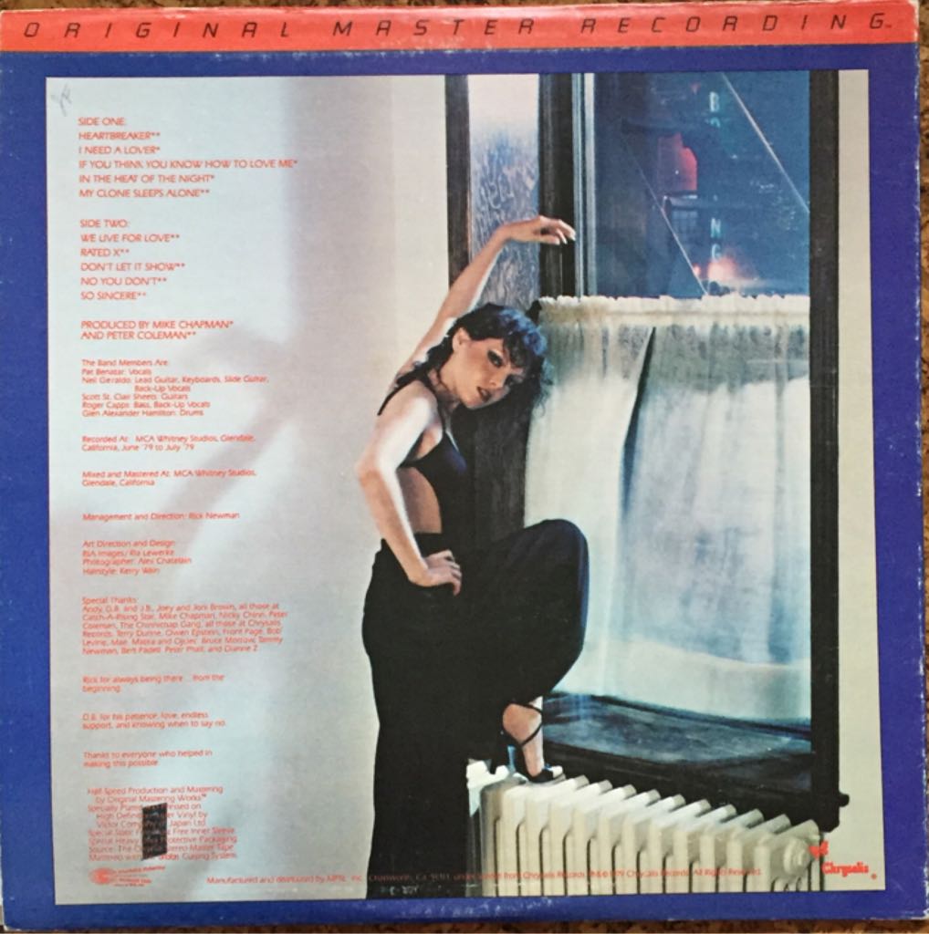 In The Heat Of The Night - Benatar, Pat (12”) music collectible - Main Image 2