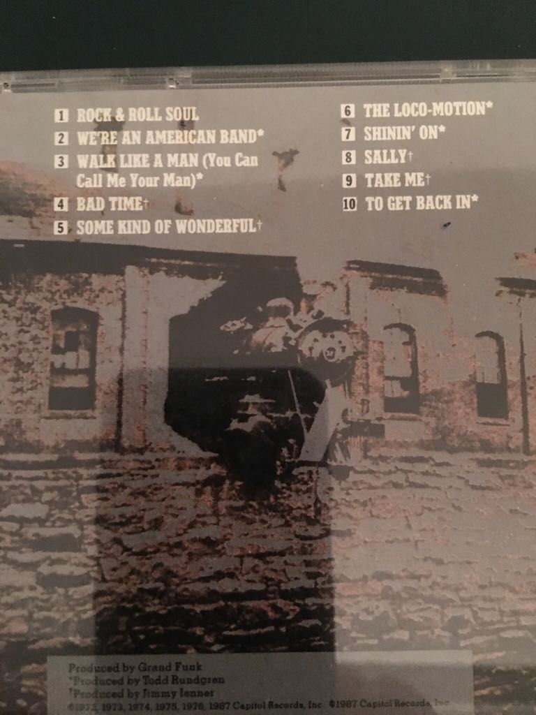 Grand Funk Hits - Grand Funk Railroad (CD - 35) music collectible [Barcode 020831359825] - Main Image 2