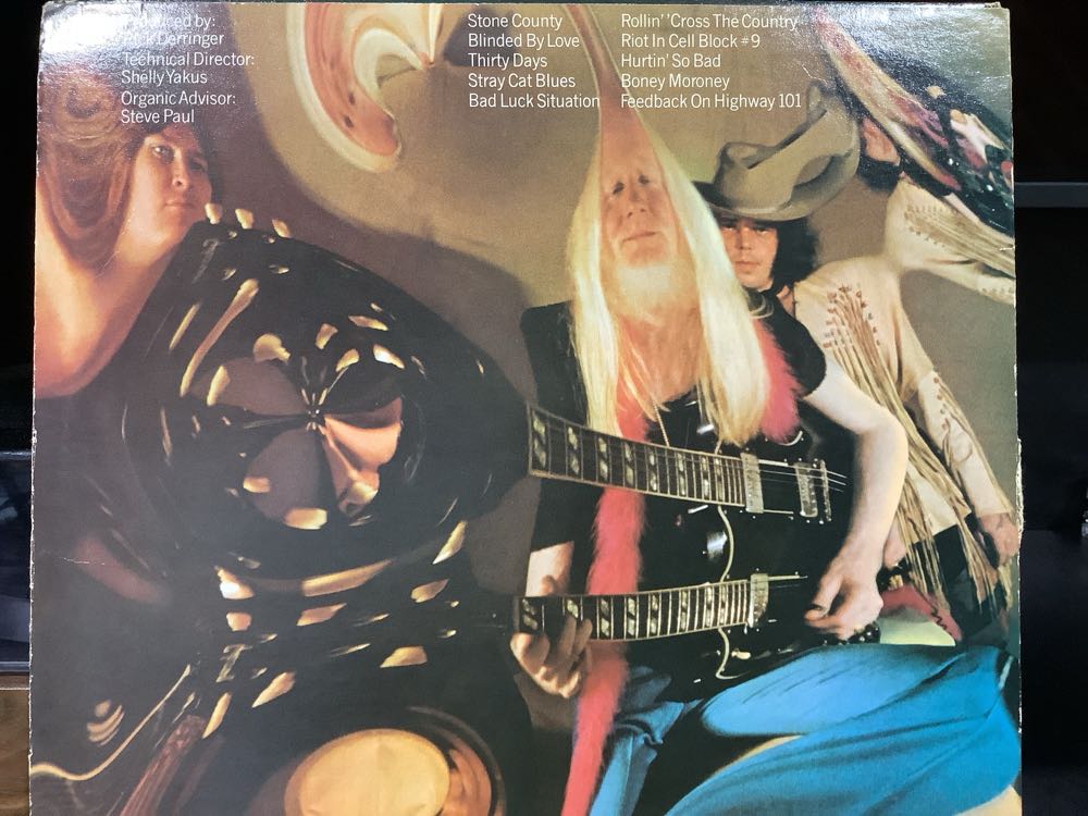 Saints & Sinners - Winter, Johnny (12”) music collectible - Main Image 2