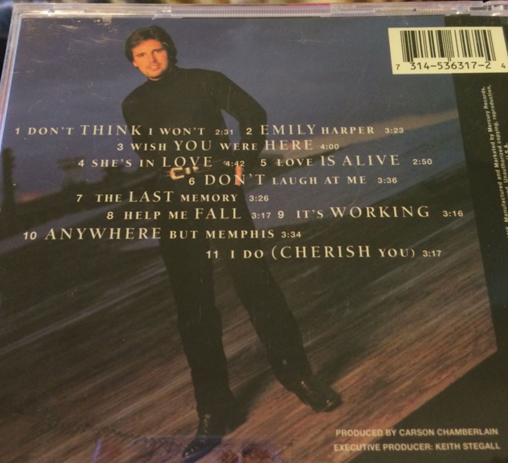 Wish You Were Here - Wills, Mark (Cassette - 38) music collectible [Barcode 731453631724] - Main Image 2