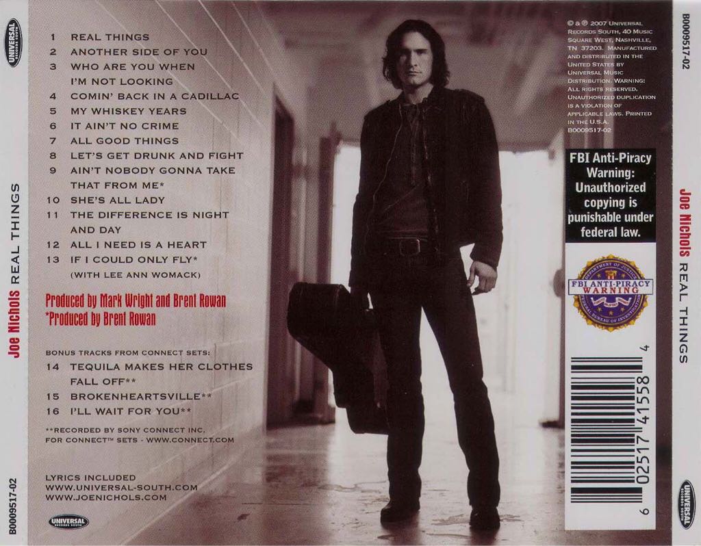 Real Things - Joe Nichols (CD) music collectible - Main Image 2