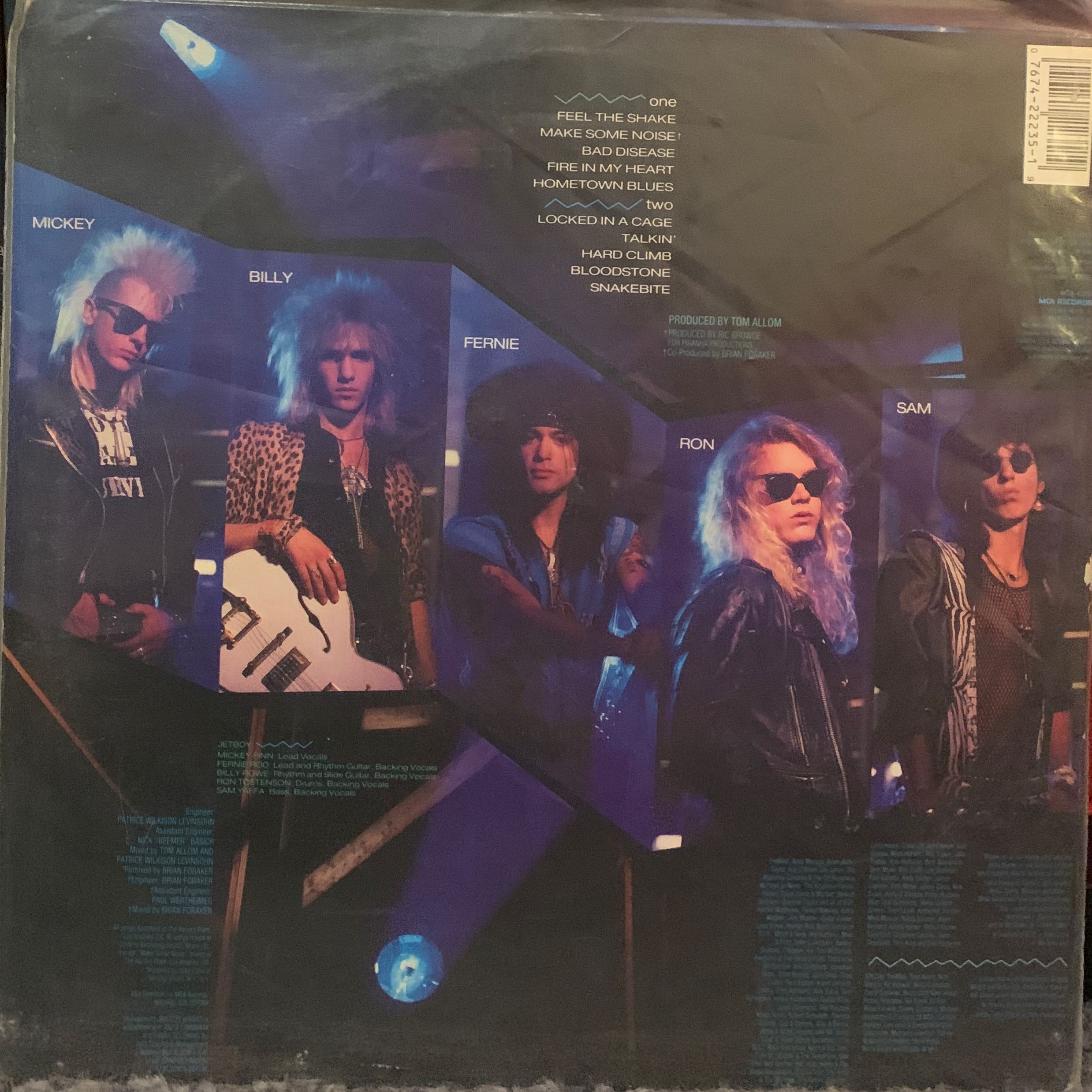 Feel The Shake - Jetboy (12” - 40) music collectible [Barcode 076742223519] - Main Image 2