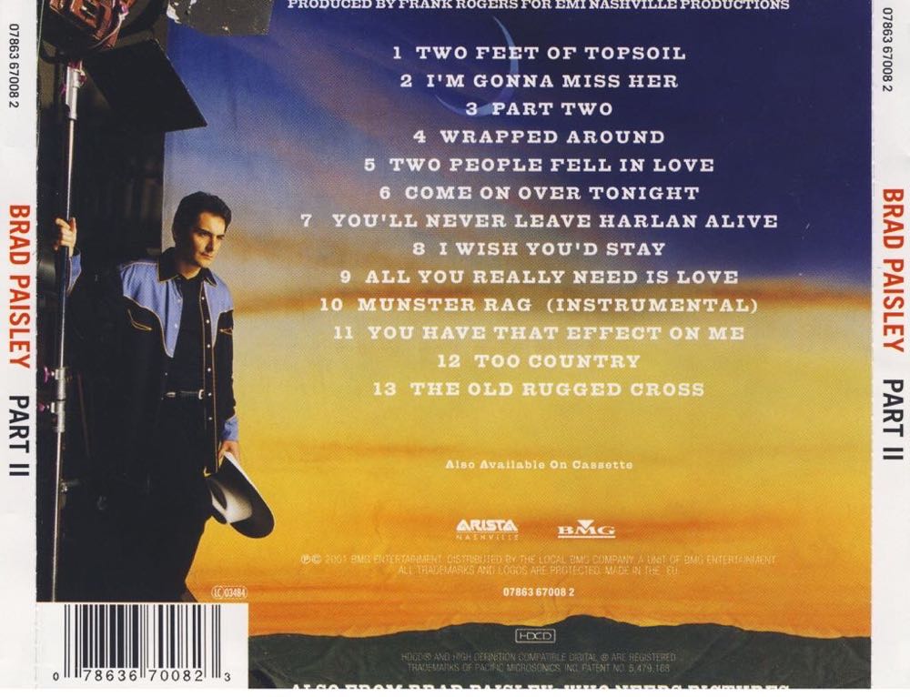 Part II - Paisley, Brad music collectible - Main Image 2