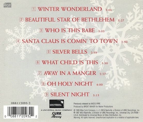 Christmas Time With The Judds - Judds (CD - 29) music collectible [Barcode 008811209322] - Main Image 2
