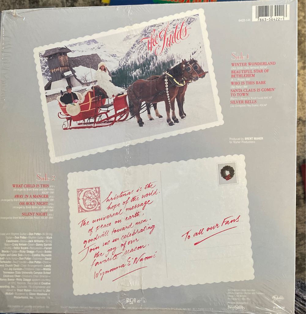 Christmas Time With The Judds - Judds, The (CD) music collectible - Main Image 2