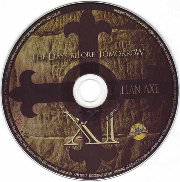 XI: The Days Before Tomorrow - Lillian Axe (CD - 60) music collectible [Barcode 820360155727] - Main Image 3