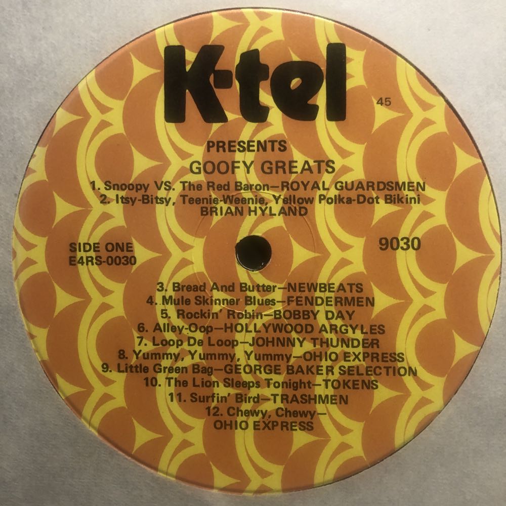 Goofy Greats - Various Artists (12”) music collectible - Main Image 3