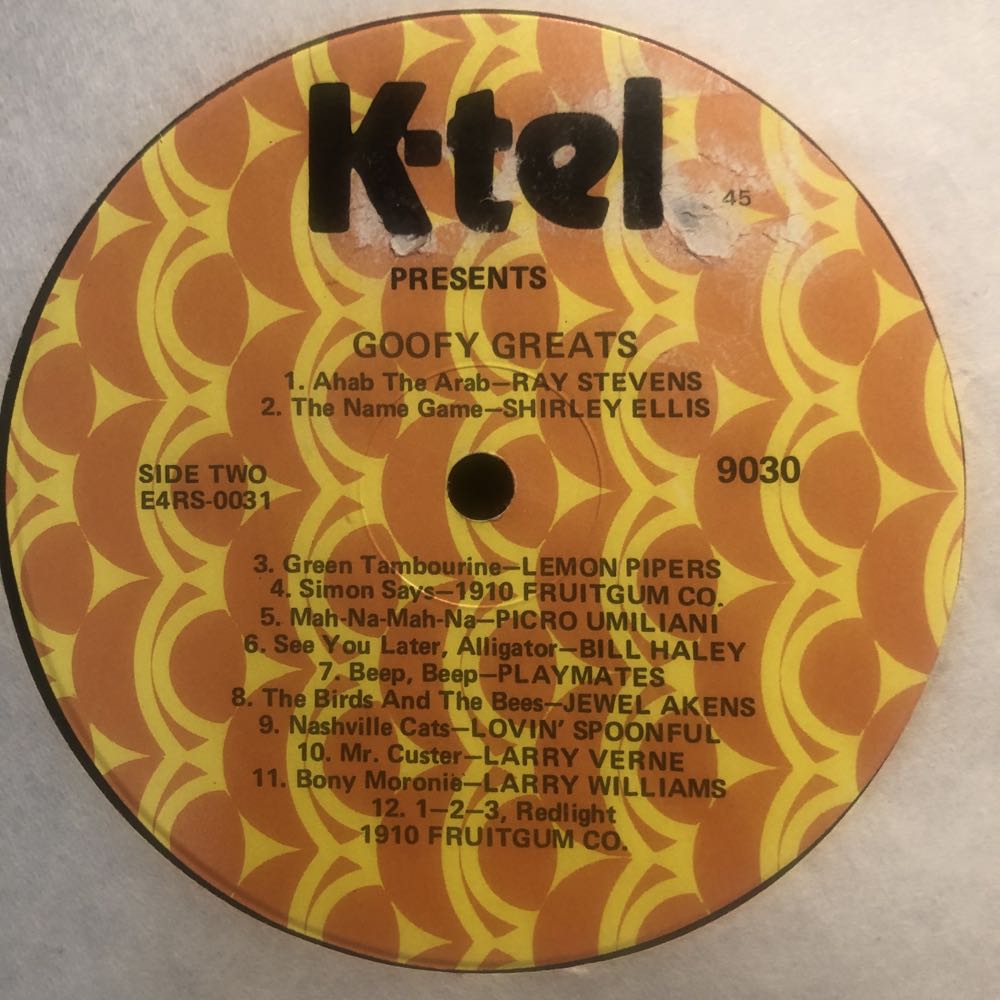 Goofy Greats - Various Artists (12”) music collectible - Main Image 4