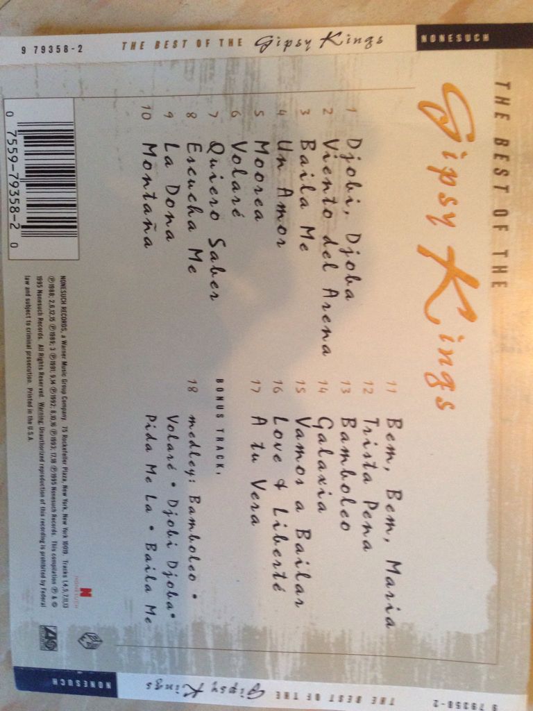 The Best Of The Gypsy Kings - Gipsy Kings (CD) music collectible - Main Image 2