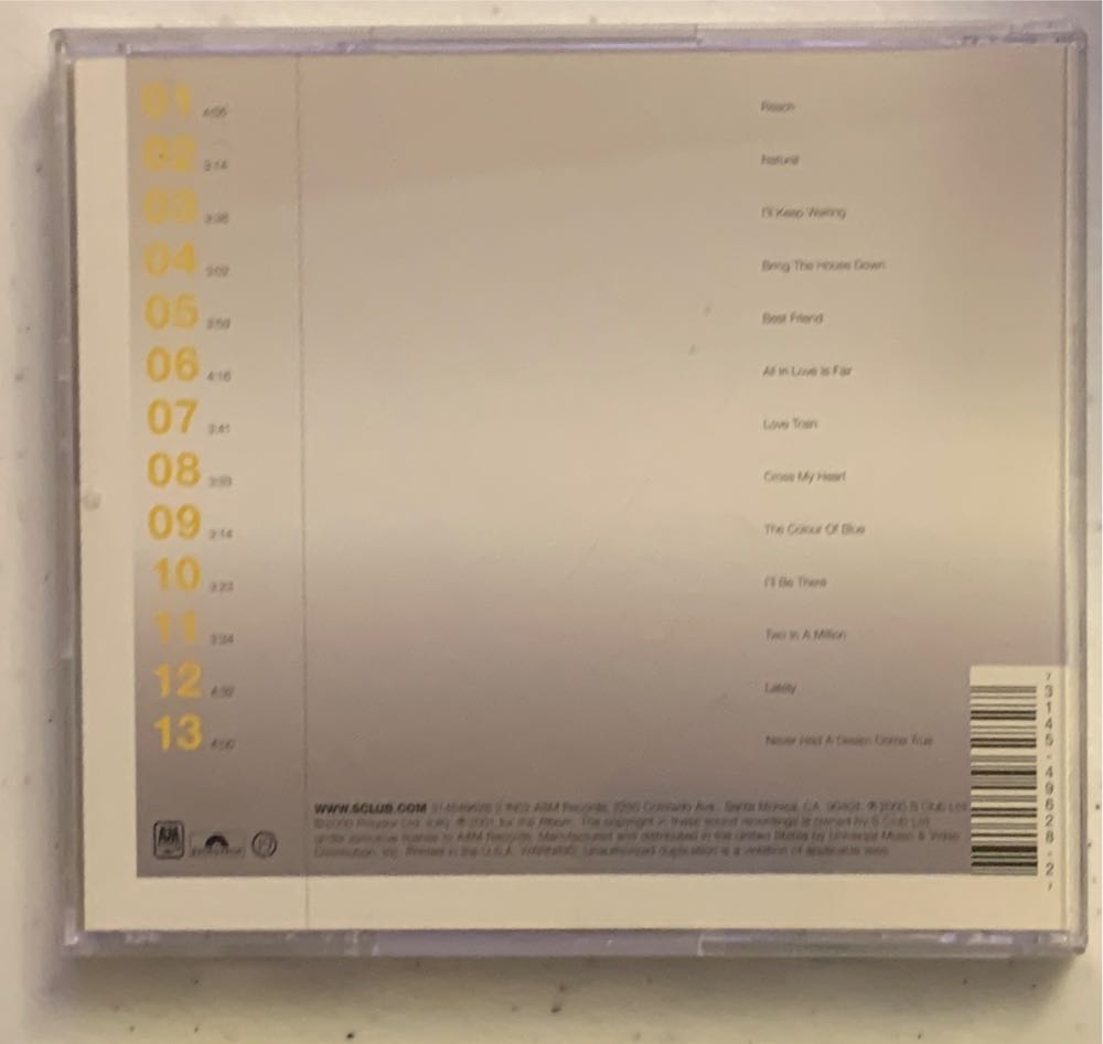 7 - S Club 7 (CD) music collectible [Barcode 731454962827] - Main Image 2