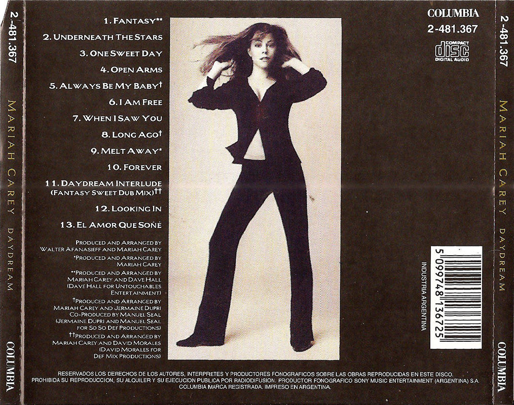 Daydream - Mariah Carey (CD) music collectible [Barcode 7509948136725] - Main Image 2