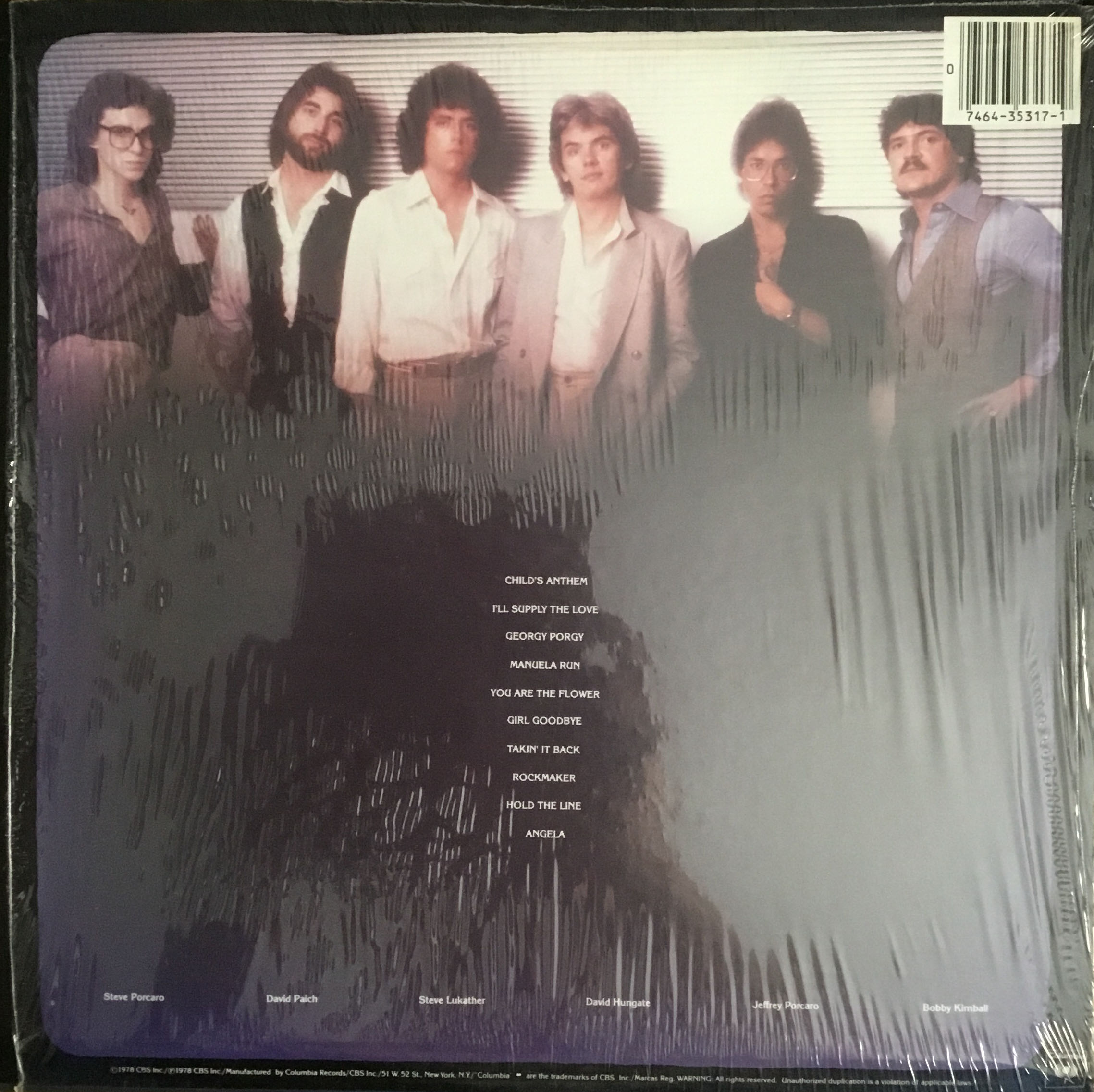 Toto - Toto (12”) music collectible [Barcode 074643531719] - Main Image 2