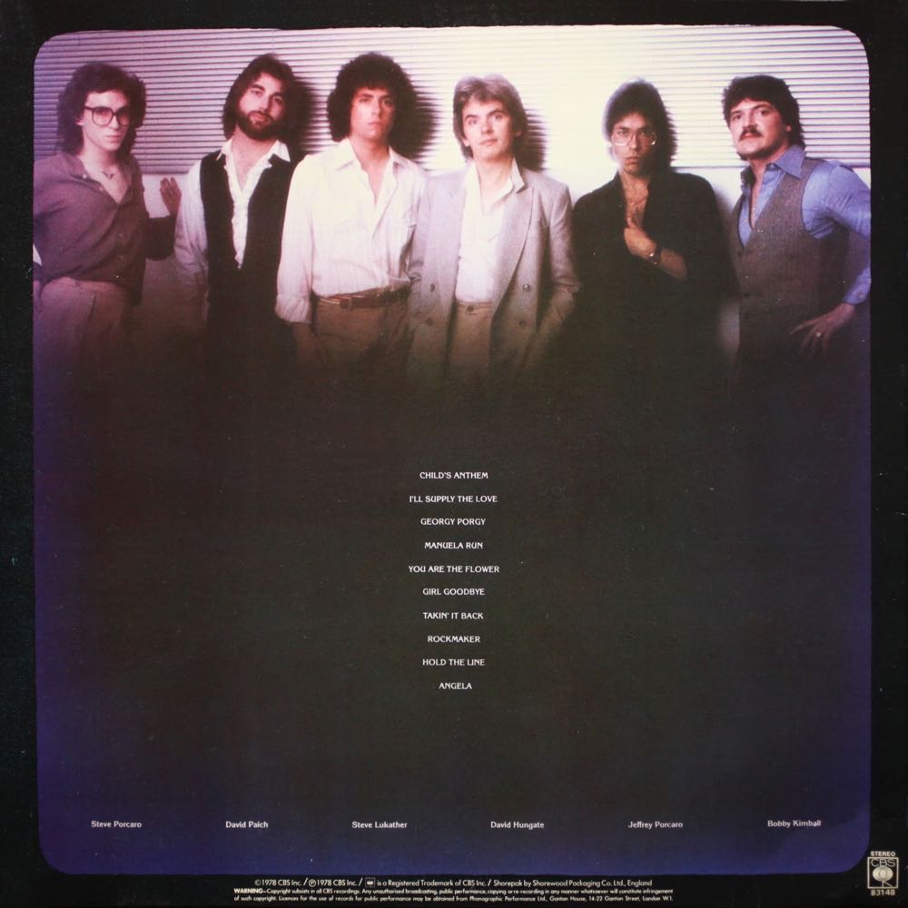 Toto - Toto (12”) music collectible [Barcode 074643531719] - Main Image 4